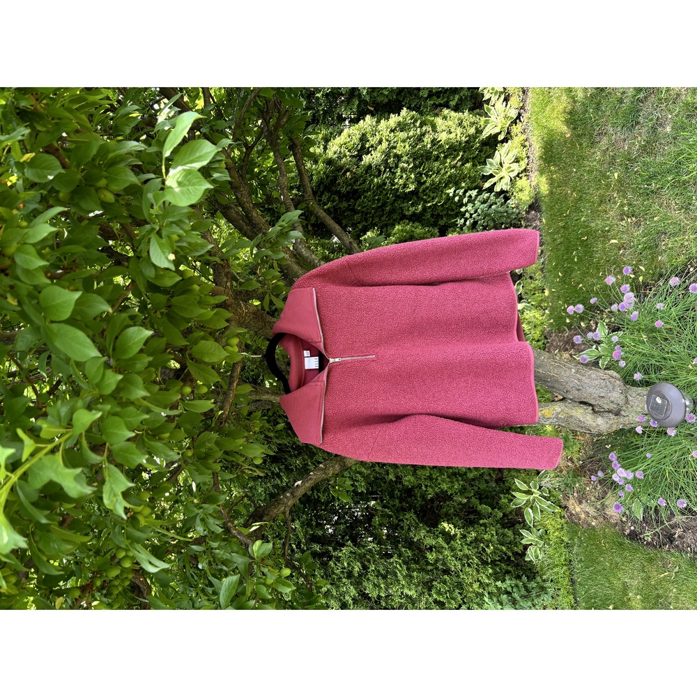 Red Quarter-Zip Sweater